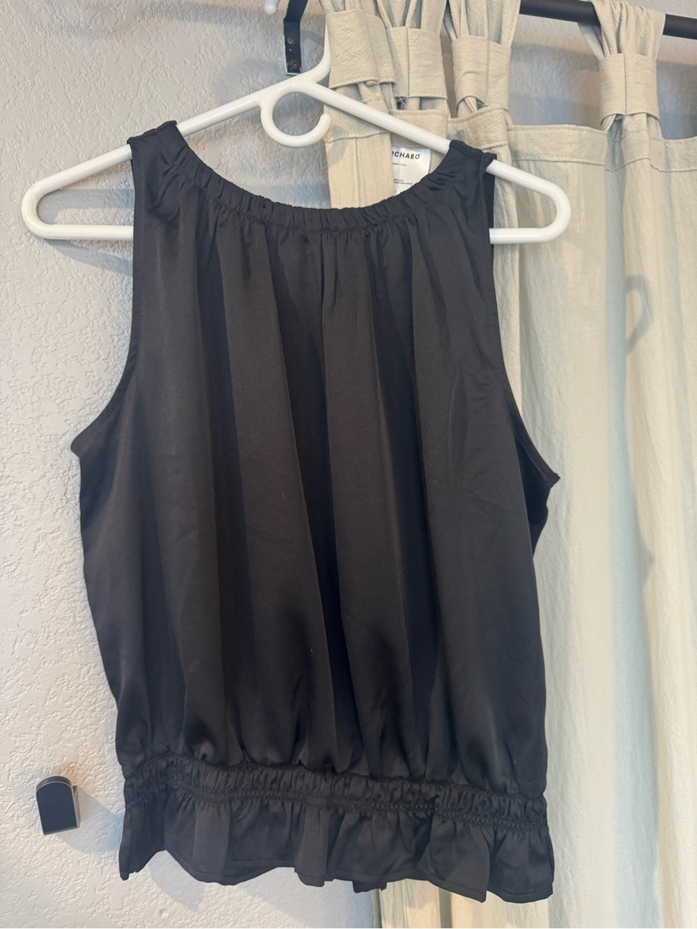 Ann Taylor Black Sleeveless Blouson Camisole